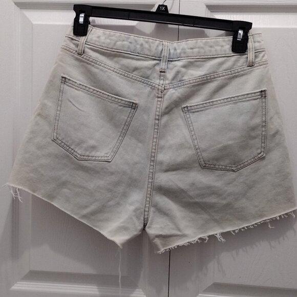 Wild Fable Crochet Denim Shorts Women’s Boho Granny Square Festival Size 10 - Picture 9 of 9